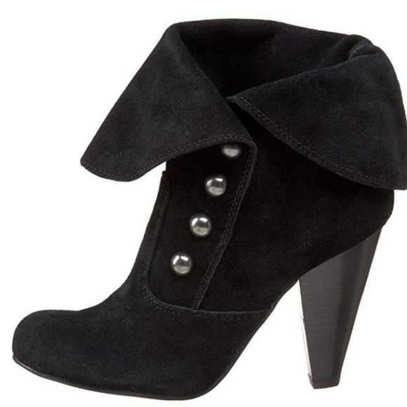 Mia Shoes - MIA Duke Black Heel Bootie-NEW
